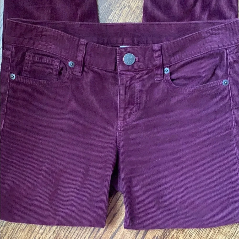 J. Crew Corduroy burgundy pants